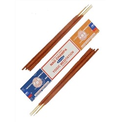 Satya COMBO NAG CHAMPA + YOGIC MEDITATION (Благовония КОМБО НАГ ЧАМПА + ЙОГА МЕДИТАЦИЯ, Сатья), 16 г.
