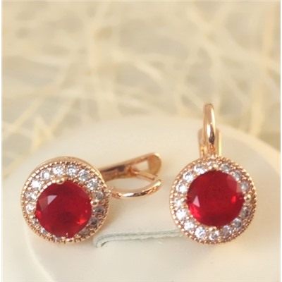 Серьги позолота H01-15289