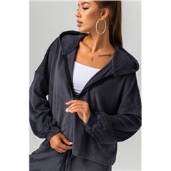 Женский костюм оверсайз из велюра Happyfox