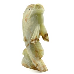 Рыбка из оникса стоячая №10 (15*6,5*26см)