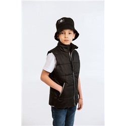 Жилет для мальчика "Смайл" черный