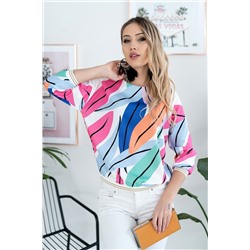 Nika.PL 03015 разноцветный, Блуза