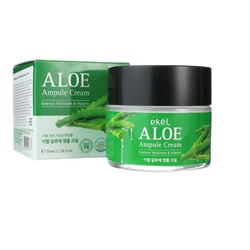 EKEL Крем д/лица ампульный с алоэ Aloe  Ampule Cream 70мл