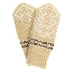 Варежки женские "Ромб с орнаментом" ПП 3236-7