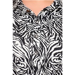 Swallow 662.1 принт_черная_зебра, Платье