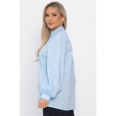 Блуза хлопковая Кристалия (голубая) Б14462-16М