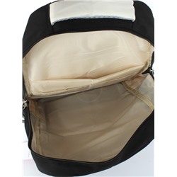 Рюкзак MF-1921,  молодежный,  2отд,  3внутр+6внеш/карм,  черный/бел 256437