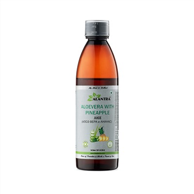 ALOEVERA WITH PINEAPPLE Juice, Alantra (Аюрведический сок АЛОЭ ВЕРА И АНАНАС, Алантра), 250 мл.