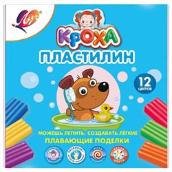 Пластилин 12 цв. Луч 240гр. Плавающий 29С 1769-08