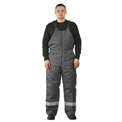 Костюм зимний "ВЬЮГА" куртка/полукомб. цвет: т.серый/красный