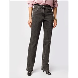 Прямые джинсы из эластичного денима