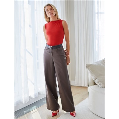 Топ из премиального хлопка с эластаном