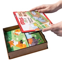 Развивающие деревянные парные пазлы для малышей «Мама и малыш» (20 элементов)