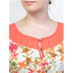 W077 Сарафан женский (97%хлопок, 3% эластан) размер 42