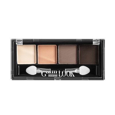 Тени для век LUXVISAGE Glam Look (4-х цветные) 4 г 02 тон