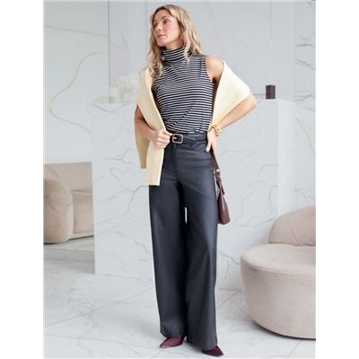 Топ из премиального хлопка с эластаном