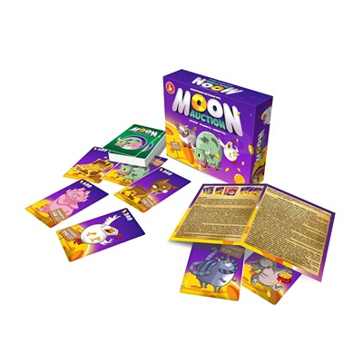 Настольная игра для детей и взрослых "Moon Auction"