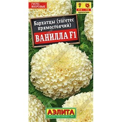 Бархатцы Ванилла F1 прямостоячие (Аэлита)