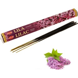 Hem Incense Sticks LILA / LILAC (Благовония СИРЕНЬ, Хем), уп. 20 палочек.