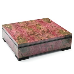 Шкатулка большая из камня родонит "Орлец" 225*175*65мм.