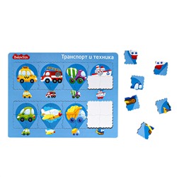 Развивающий планшетный пазл «Транспорт и техника» серии Baby Toys