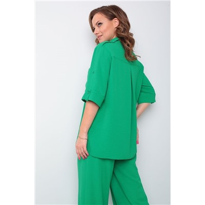 Andrea Fashion 3 зелёный, Брюки,  Рубашка