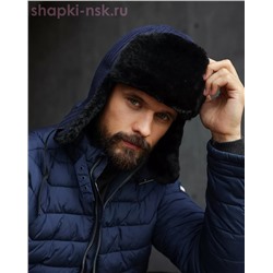 F 474 Ушанка мужская искуственный мех (60-61)