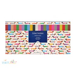 Пластилин восковой 24 цв. 500 гр Happycolor Bruno Visconti 34-0026, 34-0026