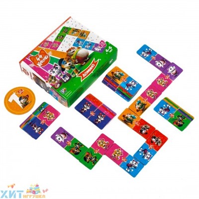 Игра настольная 44 Котенка "Домино" VT8055-06, VT8055-06