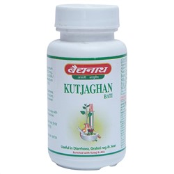 KUTJAGHAN BATI, Baidyanath (КУТДЖАДХАН БАТИ при дизентерии и диарее, Бадьянатх), 40 таб.