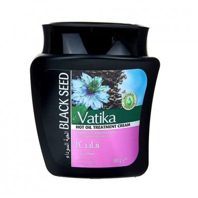 VATIKA hair mask BLACK SEED Complete Protection Dabur (Маска для волос с семенами Черного Тмина "Комплексная защита", Ватика Дабур), 500 г.