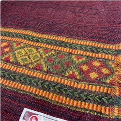ANGOORA SHAWLS, Тёплый тибетский палантин, цвет БОРДОВЫЙ (размер 200 см. х 90 см.), 1 шт.