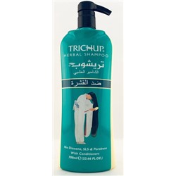 Trichup Herbal Shampoo ANTI DANDRUFF, Vasu (ТРИЧУП (ТРИЧАП) травяной шампунь-кондиционер ПРОТИВ ПЕРХОТИ, Васу), с дозатором, 700 мл.