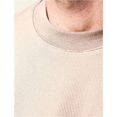 Свитшот из фактурного хлопка с авторским принтом