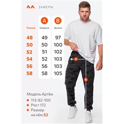 Мужские брюки из футера двухнитки Happyfox