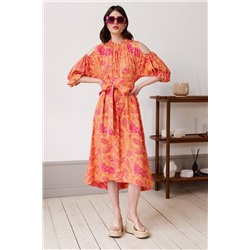 Lokka 1146 оранжевый, Платье