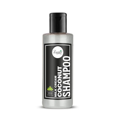 Milk Cream COCONUT Shampoo, Luster (Молочный крем КОКОС шампунь для волос, Ластер), 210 мл.