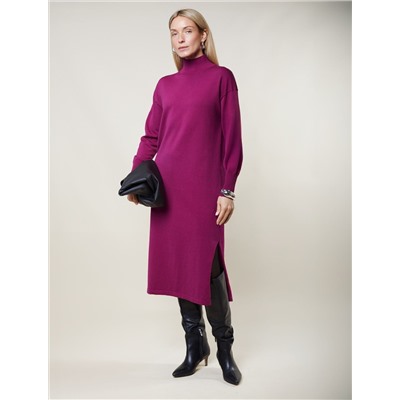 Платье тонкой вязки из хлопка с нейлоном