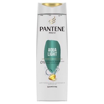 PANTENE Шампунь 400 Aqua light легкий питат. д/тонк., склонных к жирности АКЦИЯ! СКИДКА 5%