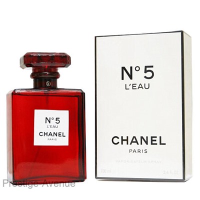 Сhanеl №5 L'eau Red Edition edP 100 мл Made In UAE (в подарочном пакете)