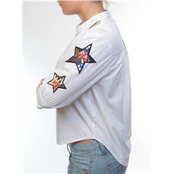 6683 Блузка женская (65% хлопок, 35% полиэстер) размер 44