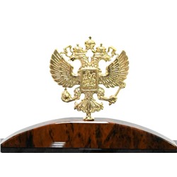 Настольный набор из обсидиана "Герб" 870*390*280мм
