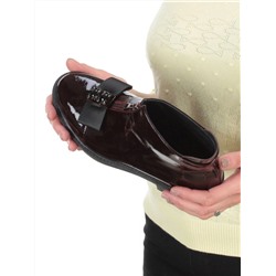 CA104-3 WINE Ботинки женские (натуральная кожа, байка) размер 38