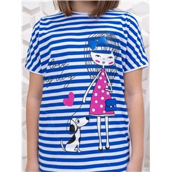 Дружба - туника синий