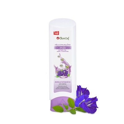 Dok Bua Ku BUTTERFLY PEA HERBAL CONDITIONER, Twin Lotus (Травяной кондиционер для волос С МОТЫЛЬКОВЫМ ГОРОШКОМ против выпадения волос, Твин Лотус), 200 мл.