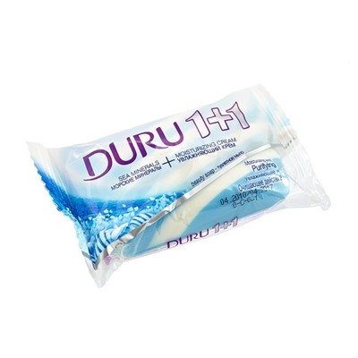 DURU Мыло 1+1  80г.инд уп. Морские минералы АКЦИЯ! СКИДКА 30%