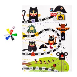 Настольная игра ходилка «Приключения монстрика» (европодвес)