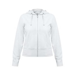 Толстовка женская Hooded Full Zip белая