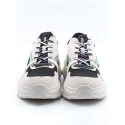 DMG11-1 WHITE/LILAC Кроссовки женские (нат.кожа, нат.замша, текстиль) размер 39
