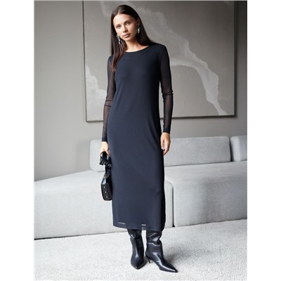 Платье из сетки с подкладкой